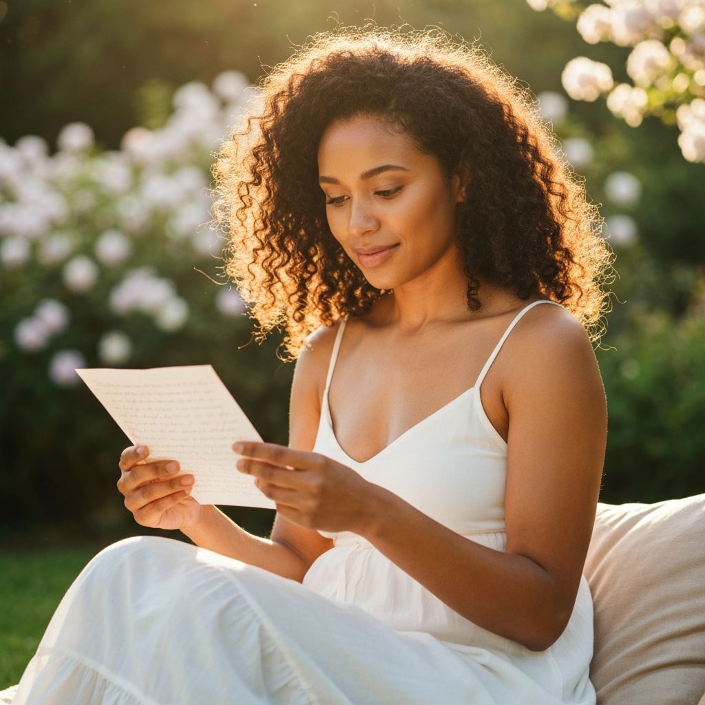 Woman experiencing God's love